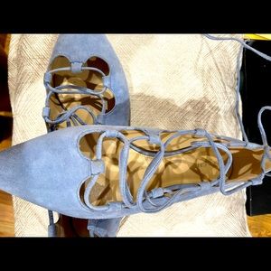 Coach Baby Blue Flats